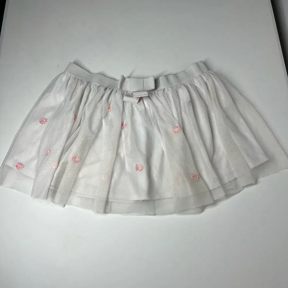 CRB Floral Organza Tutu Skirt Girls Size XL (16)